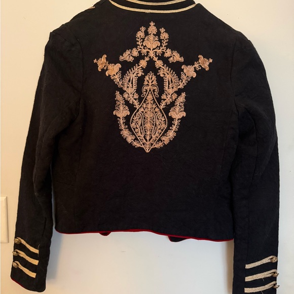 Free People Lauren Band Military Jacket-Size - Picture 6 of 6